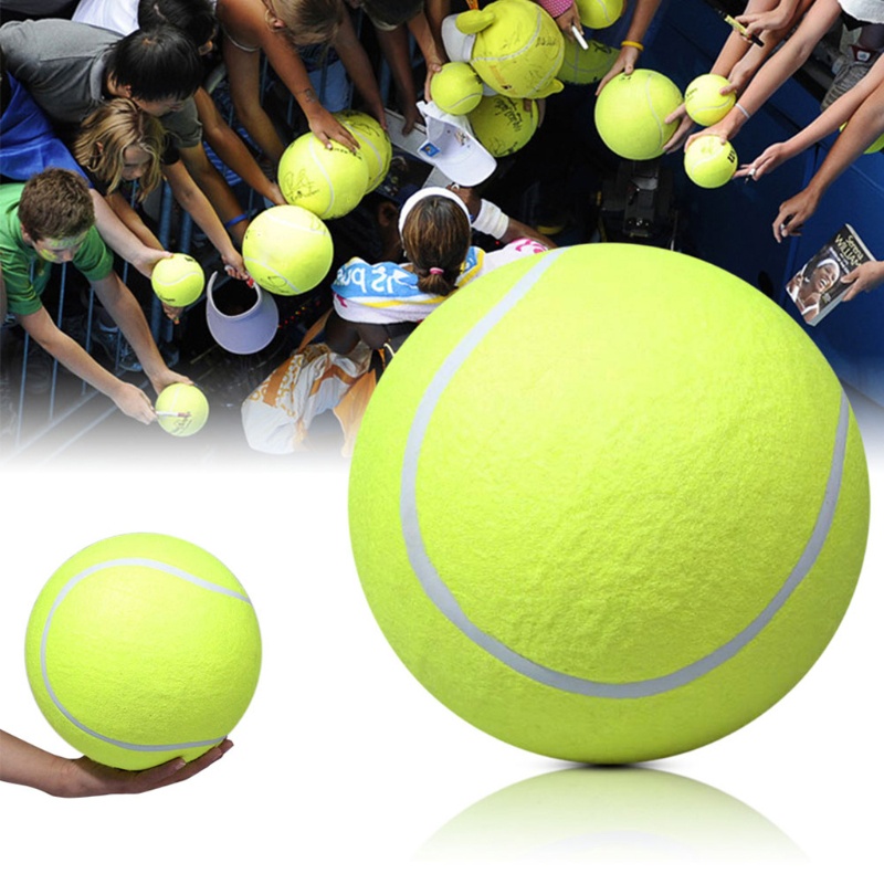Bóng Tennis Cao Su Bơm Hơi Cỡ Lớn Cho Huấn Luyện Thú Cưng