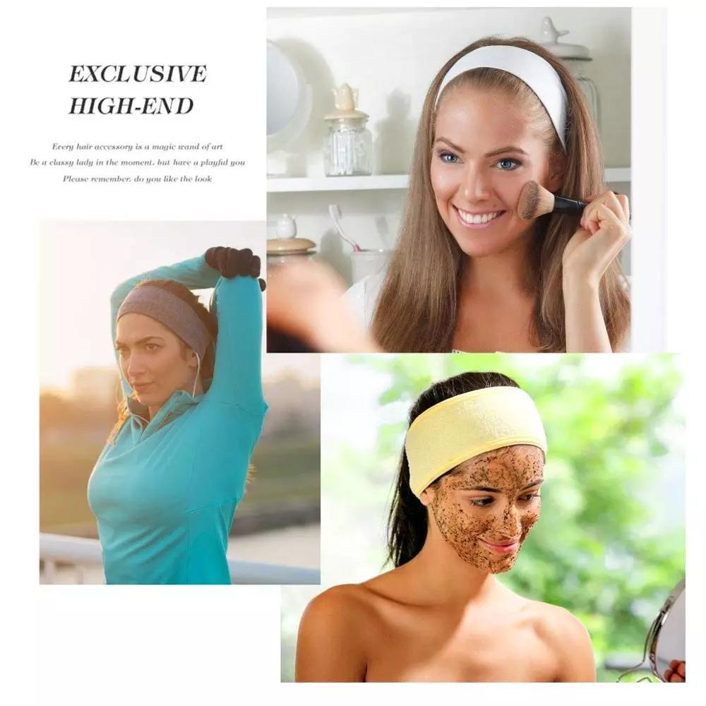 Băng Đô Turban Rửa Mặt / Trang Điểm Điều Chỉnh Được