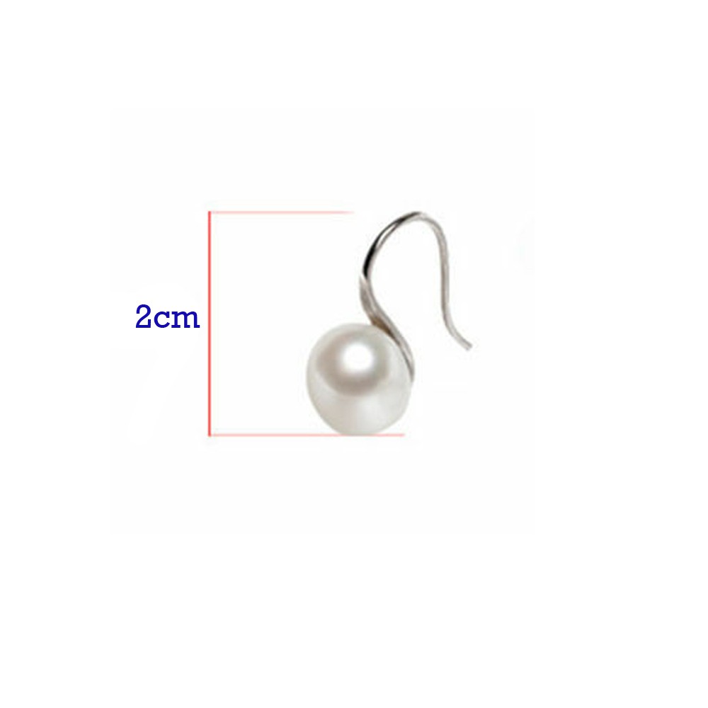 1 Cặp Bông Tai Xỏ Lỗ Đơn Giản|Bông Tai Ngọc Trai Thời Trang Nữ Tính