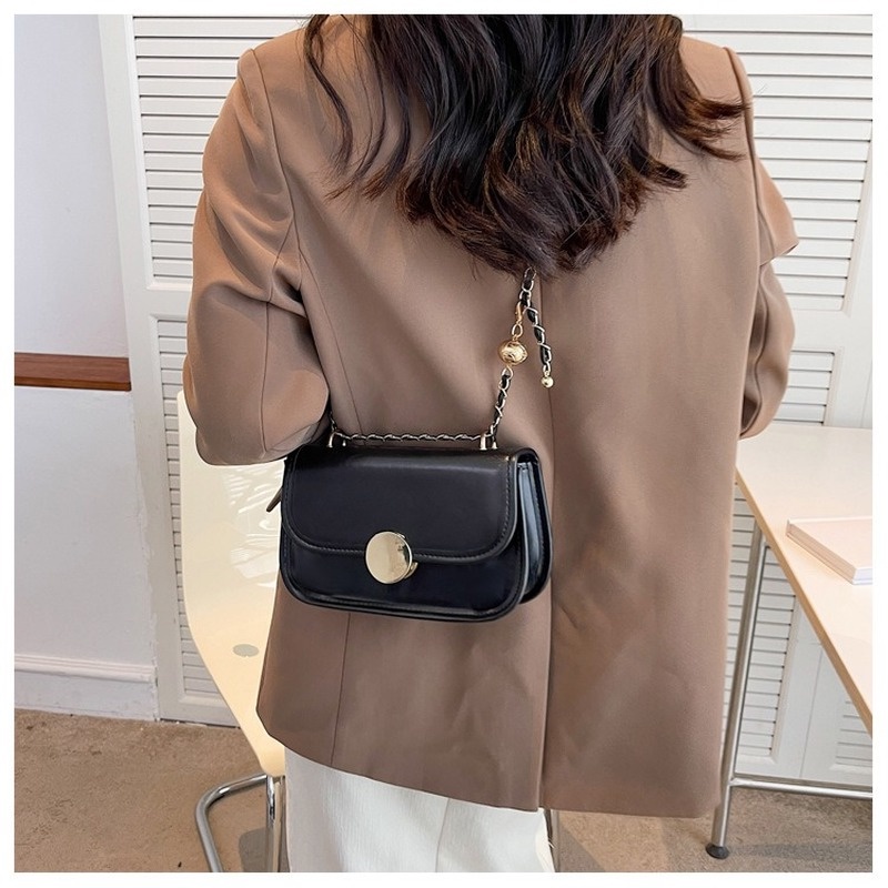 Túi Đeo Chéo Quai Xích Dáng Vuông Nhỏ Thiết Kế Đơn Giản Mới 2022 NB00393