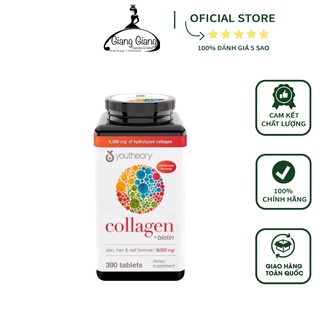 Viên uống Collagen Youtheory 390 viên collagen Advanced Type 1,2&3 - Viên uống đẹp da Collagen Mỹ