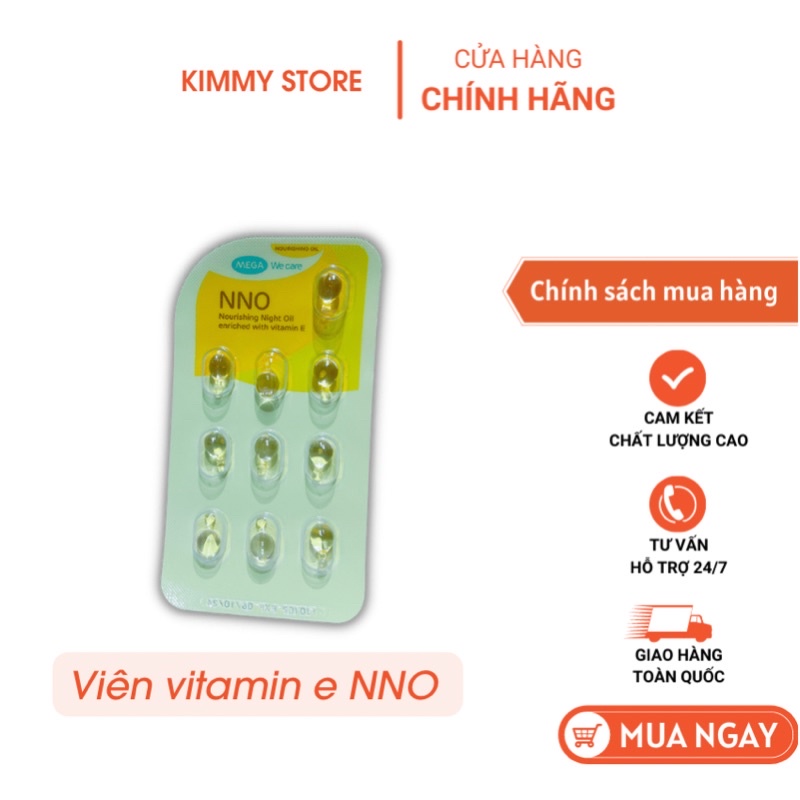 lẻ 1 viên vitamin e NNO dưỡng da mẫu hộp mới