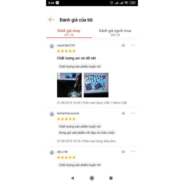 Máy soi da soi tóc mini spa thẫm mỹ viện phóng đại 1600X kết nối điện thoại và máy tính Digital Microscope