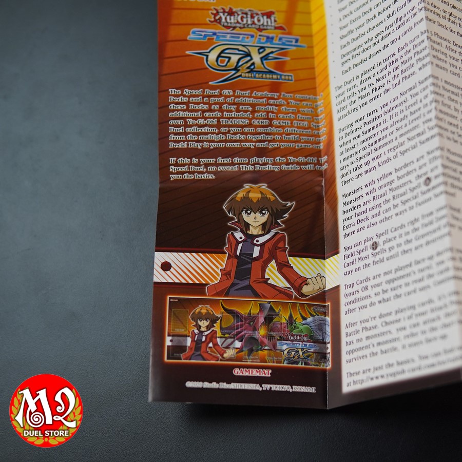 Bàn đấu bài bằng giấy dành cho 2 người chơi Yugioh Speed Duel GX: Duel Academy - Konami sản xuất