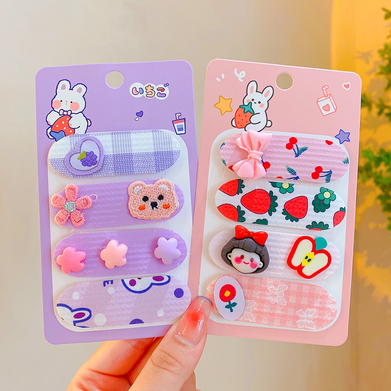 Miếng Dán Tóc Mái Dễ Thương Cho Bé Gái