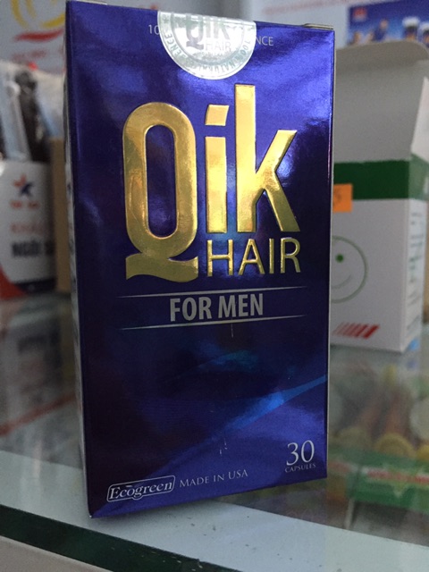Giảm rụng, mọc tóc chắc khoẻ QIK HAIR FOR MEN chai 30v