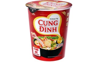 [Hàng chuẩn] Mì tôm Cốc Cung Đình đủ vị 65gr
