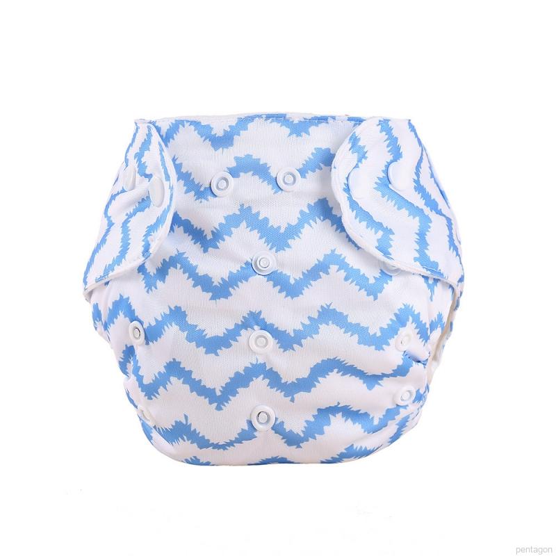 Tã vải bốn mùa thiết kế nút bấm có thể điều chỉnh kích thước chống thấm nước chống tràn cho bé sơ sinh