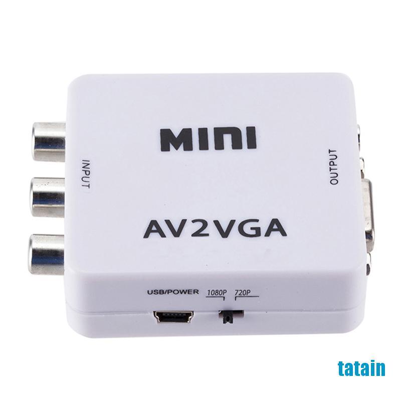 Bộ chuyển đổi video từ Av Rca sang Vga Hd 1080p chuyên dụng
