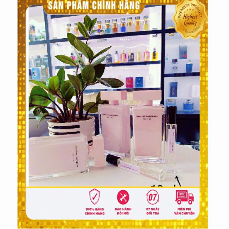 🔥[FREESHIP] Nước Hoa Narciso Rodriguez For Her Bản EDP Siêu thơm(mẫu thử 2-10ml)