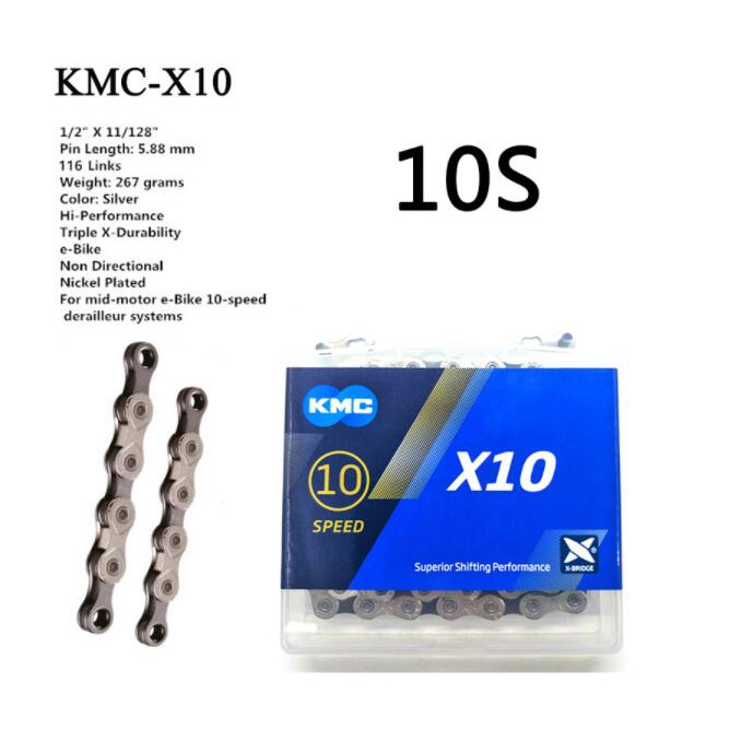 Dây Xích Xe Đạp 116L 118L 8 9 10 11 12 Kmc X12 X11 X10 X9 Z9 X8 Z8 Chất Lượng Cao