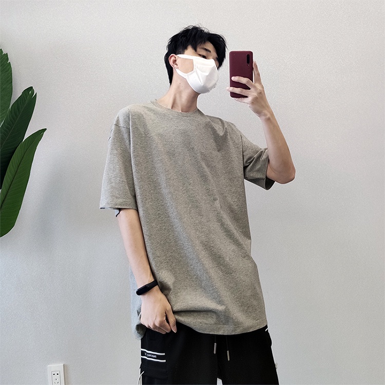 Áo phông nam Mavota áo thun trơn unisex tay lỡ form rộng AT288