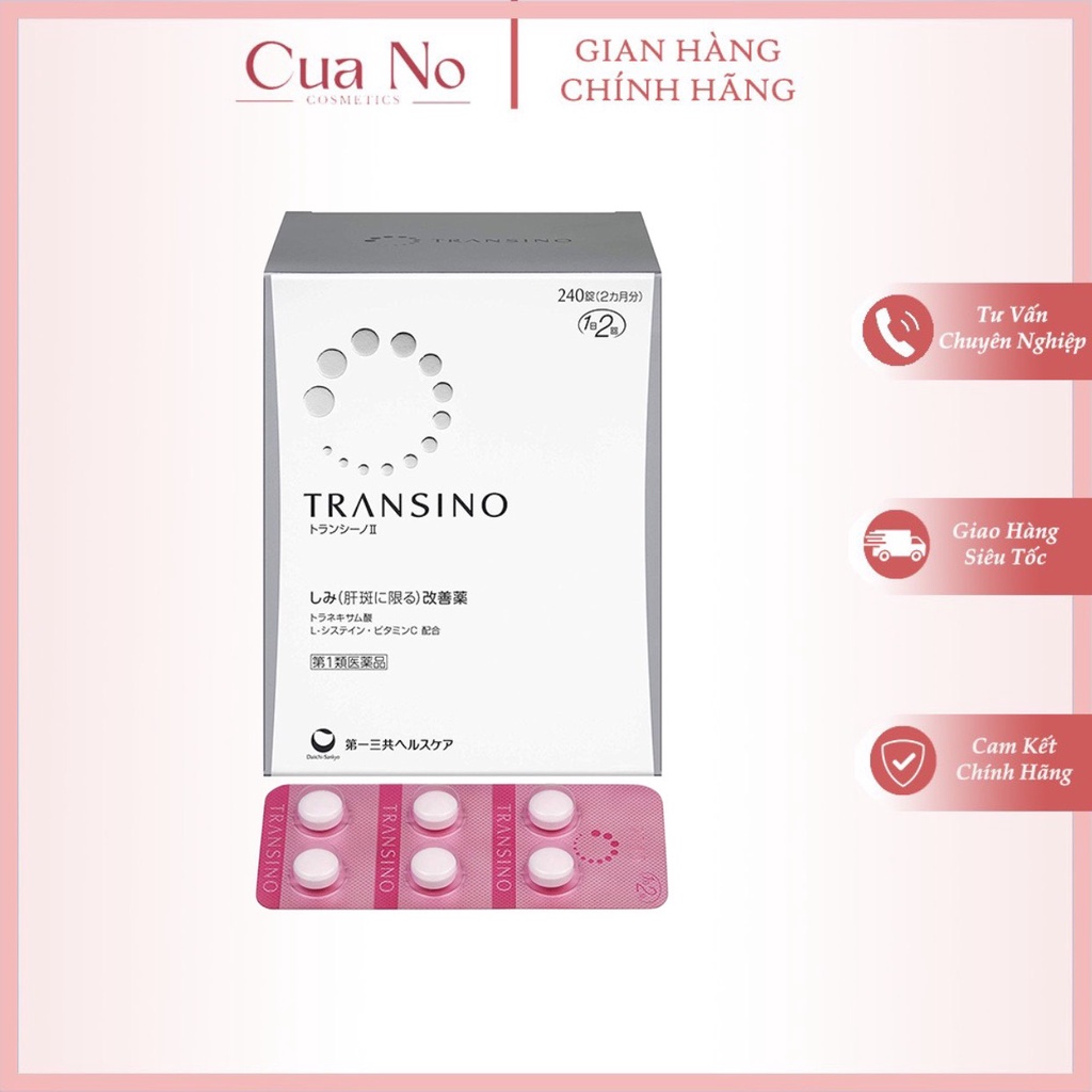 Viên uống Transino Whitening 240 viên Nhật Bản
