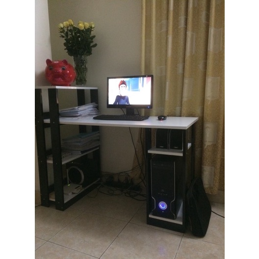 BÀN LÀM VIỆC HIỆN ĐẠI KÈM KỆ SÁCH THÔNG MINH GP09