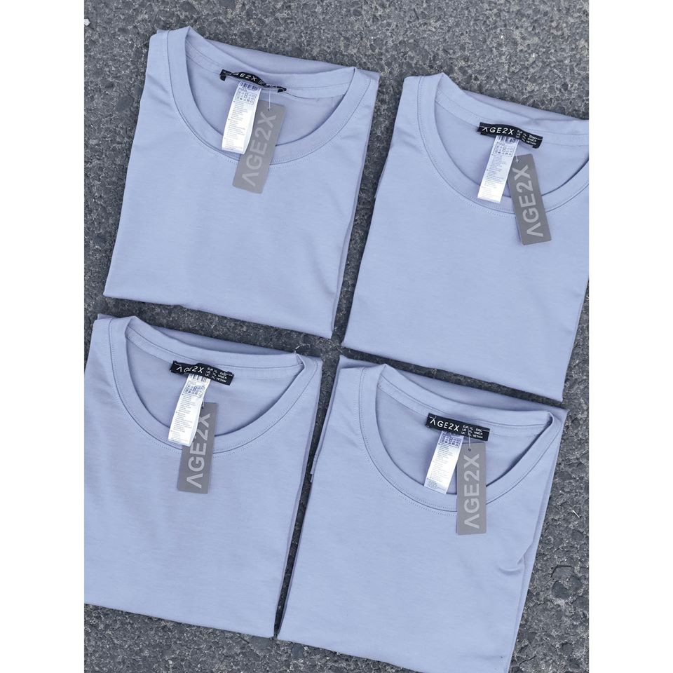Áo thun nam nữ #Age2x màu số 24 - 25 - 26 - 27 - 28