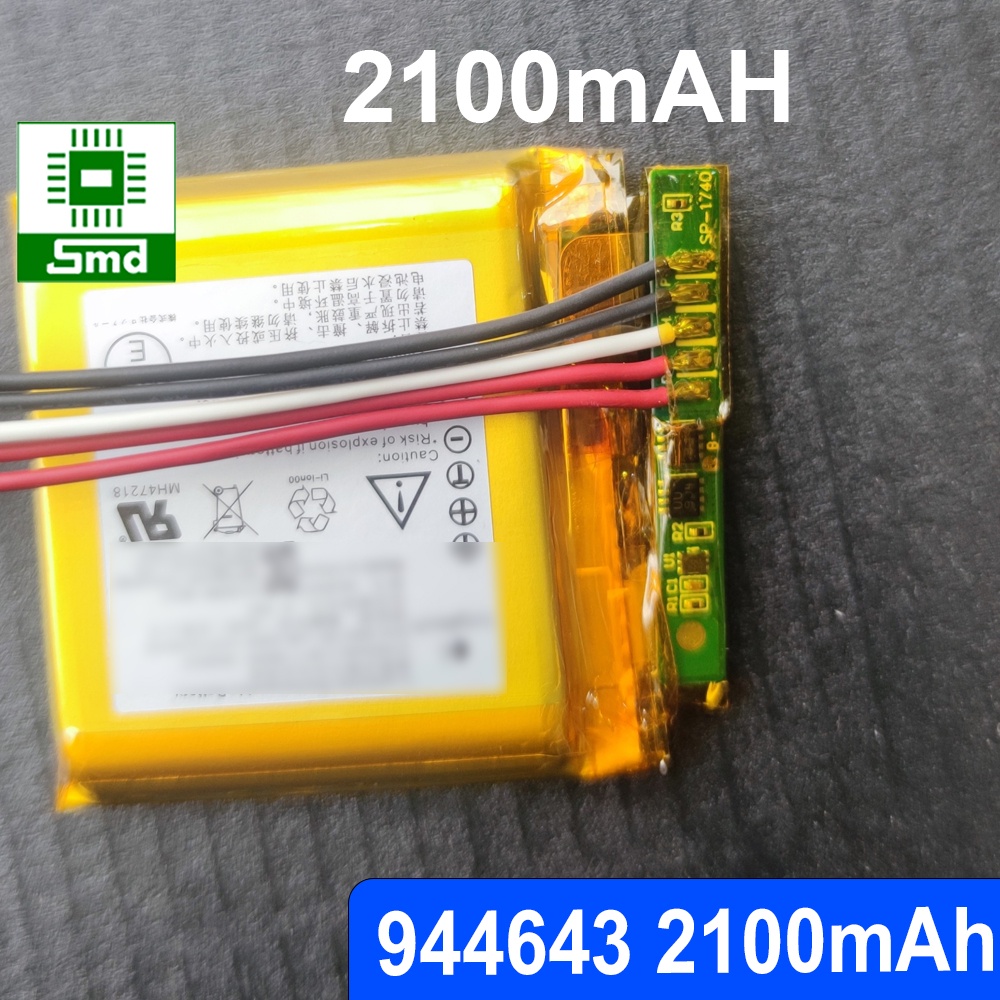 Pin Li-Po 3.7V 944643 2100mAh Lithium Polyme lion 3 7V 2000mah 2500mAh 3000mAh Bộ đàm, Định vị GPS, Camera hành trình