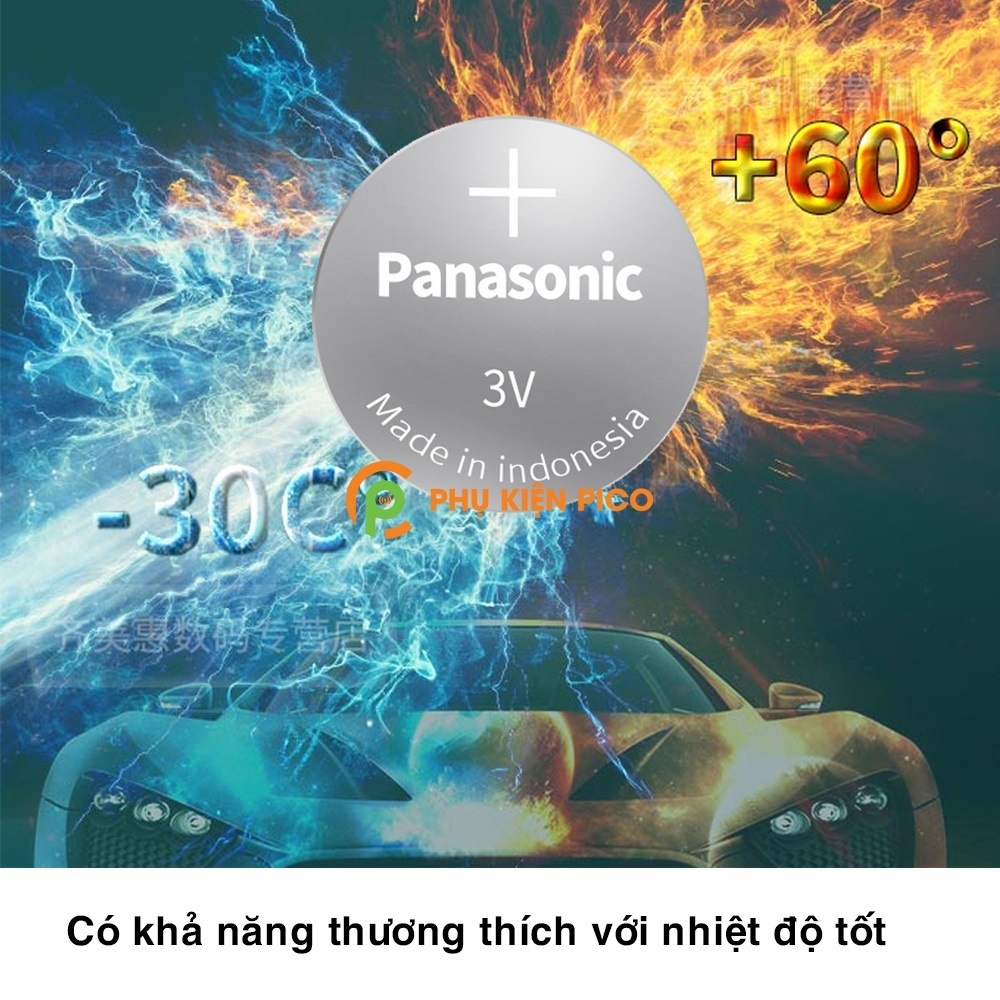 Pin chìa khóa ô tô Mercedes E200/ E200 Exclusive/ E200 Sport chính hãng Mercedes sản xuất tại Indonesia 3V Panasonic