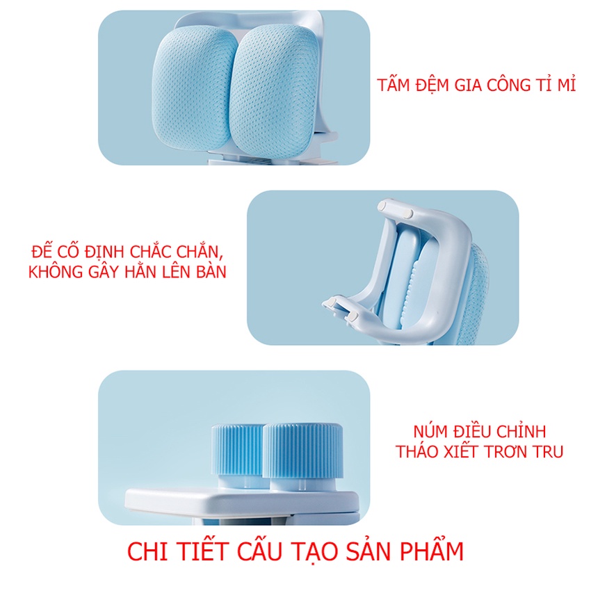 Giá đỡ ngực chống gù lưng dụng cụ chỉnh tư thế ngồi học cho bé TẤM ĐỆM TW SPC122