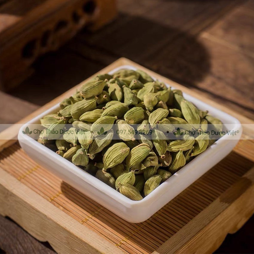 Hạt bạch đậu khấu xanh Ấn Độ 500g ( Thảo quả xanh, thơm, gia vị tẩm ướp, tốt cho sức khỏe)- Chợ Thảo Dược Việt