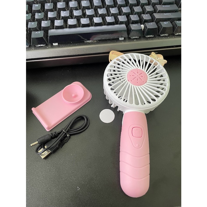 Quạt Phun Sương MINI Fan Adorable Spray Phun Sương Tạo Độ ẨM Tốt-MÀU Ngẫu Nhiên