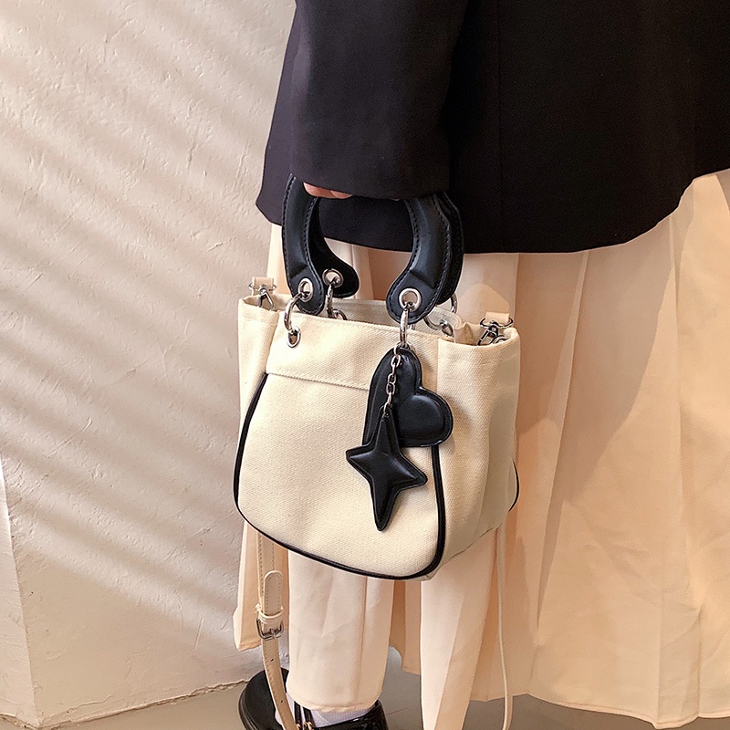 Túi Xách Bucket Vải Bạt Thời Trang Hè Hàng Mới Dành Cho Nữ 2022