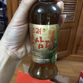 NƯỚC SÂM TƯƠI NGUYÊN CỦ HÀN QUỐC ( hộp 10 chai)