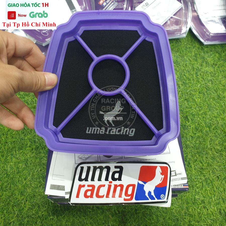 Lọc Gió Độ Thép Không Gỉ Chính Hãng Uma Racing Cho Exciter 150