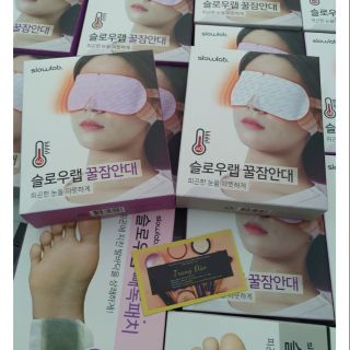 ( có sẵn) Mặt nạ giảm mệt mỏi, nhức, thâm quầng cho mắt Slowlab Steam Eye Warmer