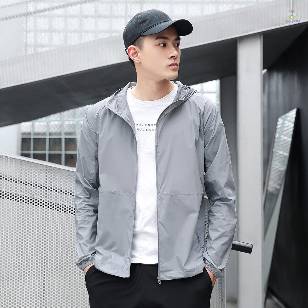 Áo Khoác Mỏng Nhẹ Khô Nhanh Chống Tia UV Chống Nước Bảo Vệ Khỏi Tia UV Mùa Hè Cho Nam (Nayvn5)