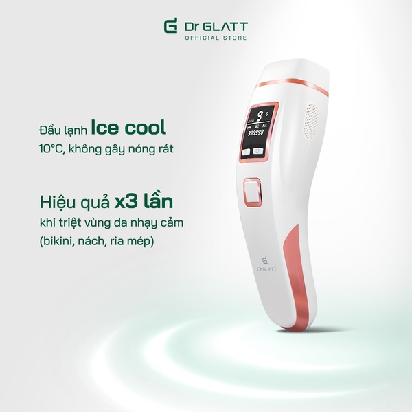 Máy triệt lông đa năng triệt lông vĩnh viễn, trị mụn, trẻ hoá da DR GLATT IPL PRO