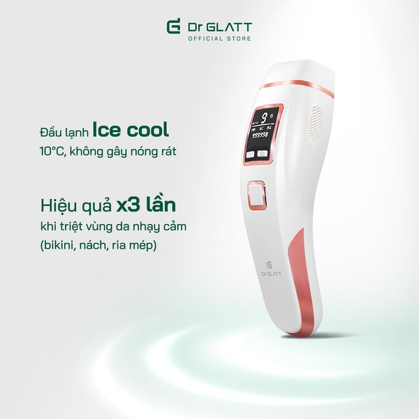 Máy triệt lông đa năng triệt lông vĩnh viễn, trị mụn, trẻ hoá da DR GLATT IPL PRO