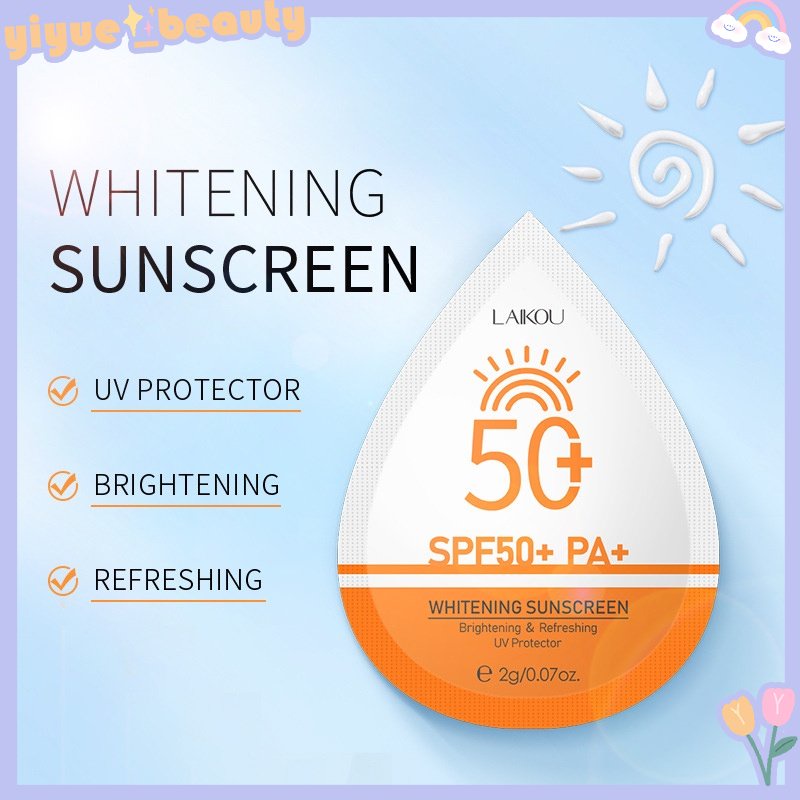 Kem Chống Nắng LAIKOU SPF 50 + 2g Giúp Làm Trắng Da Cao Cấp