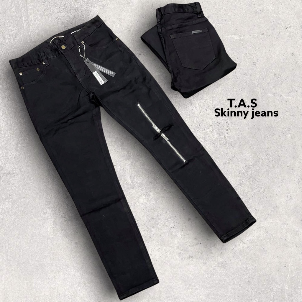 Tổng hợp các mẫu quần Skinny jeans phối zip