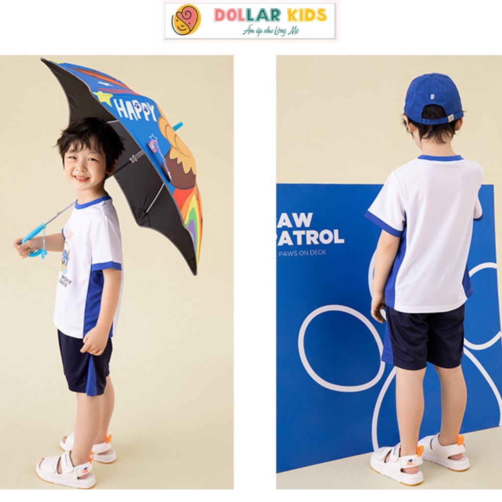 Đồ Bộ Cho Bé Trai Hãng Dollarkids Vải 100%Cotton Co Giãn Thoáng Mát, Thấm Hút Mồ Hôi