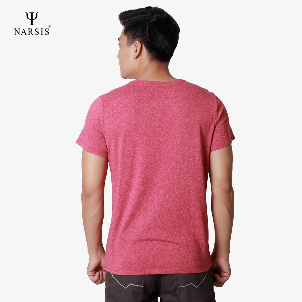 Áo nam Narsis D8038 màu đỏ gạch