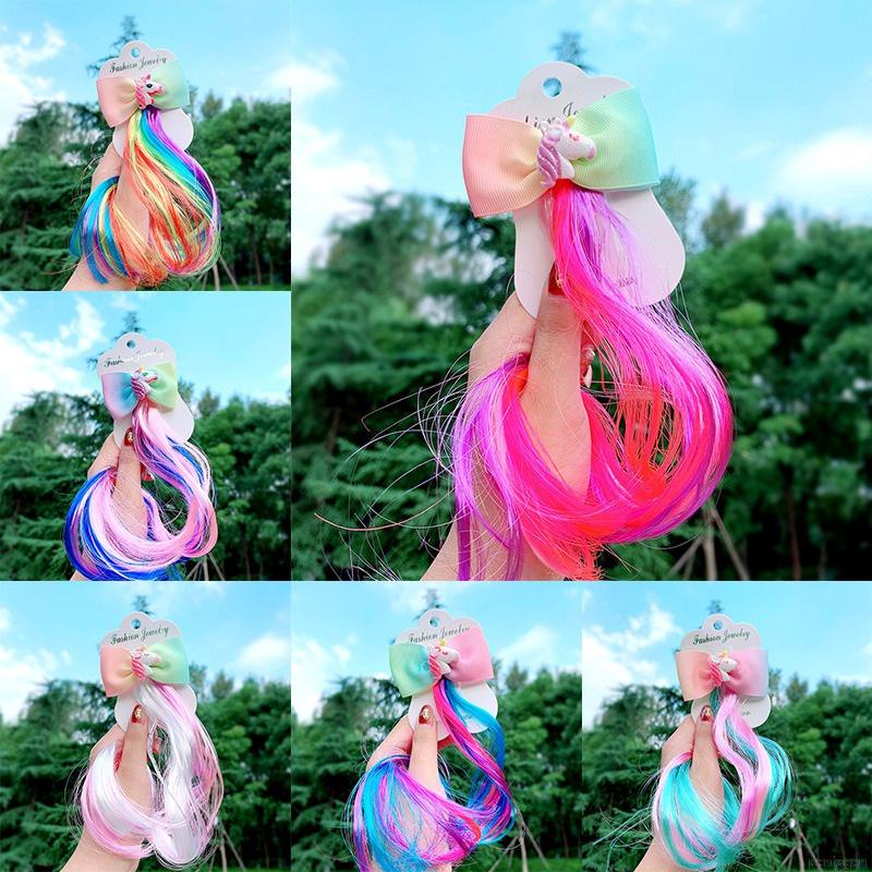 Kẹp Tóc Giả 16 Kiểu Dáng Xinh Xắn Cho Bé Gái