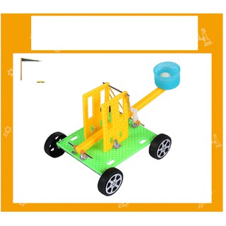 Đồ chơi thông minh, sáng tạo Đồ chơi khoa học STEAM  - chế tạo máy ném đá cho bé