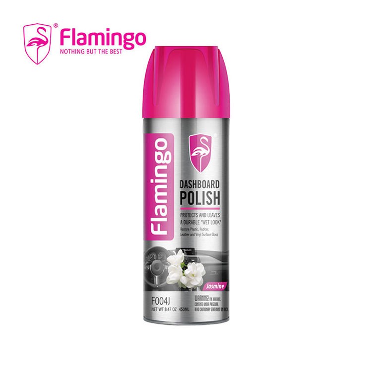 ⚡️CHÍNH HÃNG FLAMINGO⚡️BÌnh Xịt Dưỡng Bóng Nội Thất, Đồ Da và Gỗ Công Nghệ Nano Flamingo F004S 450ml