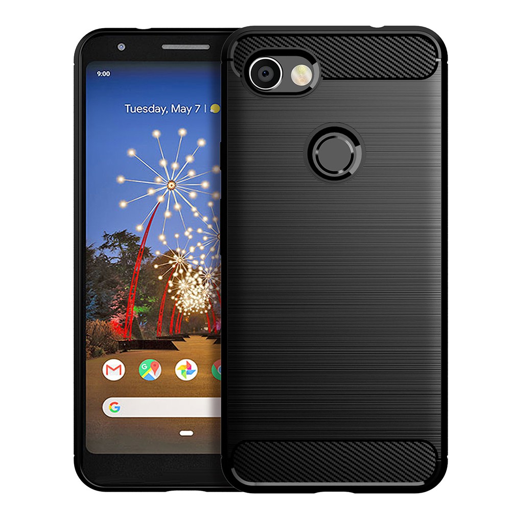 Ốp lưng Google Pixel 3 3a XL, 🔥FREESHIP🔥 Ốp Cacbon phay xước chống sốc chống vân tay cho Google Pixel 3 3a XL