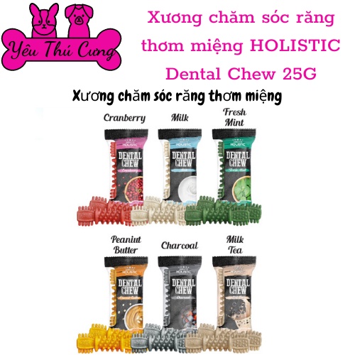 Xương gặm sạch răng cho chó DENTAL CHEW -YÊU THÚ CƯNG