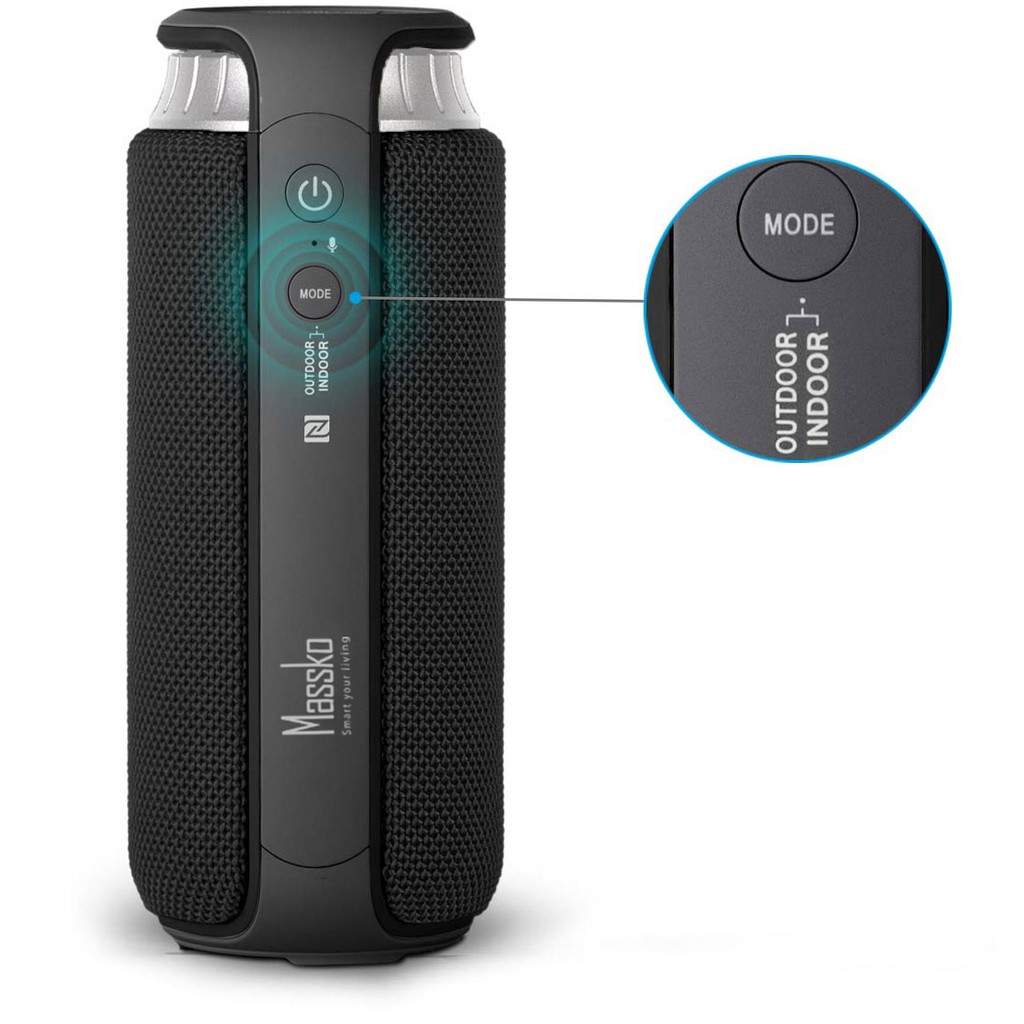 LOA BLUETOOTH MASSKO X BASS Play ES501 CÓ KHE CẮM THẺ NHỚ USB [ BẢO HÀNH 12 THÁNG]