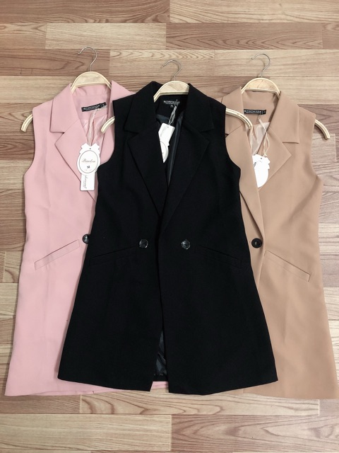 Gile Vest  Dài Ngang Hông Hàng Hai Lớp Chất Tuyết Mưa Đứng Dáng | BigBuy360 - bigbuy360.vn