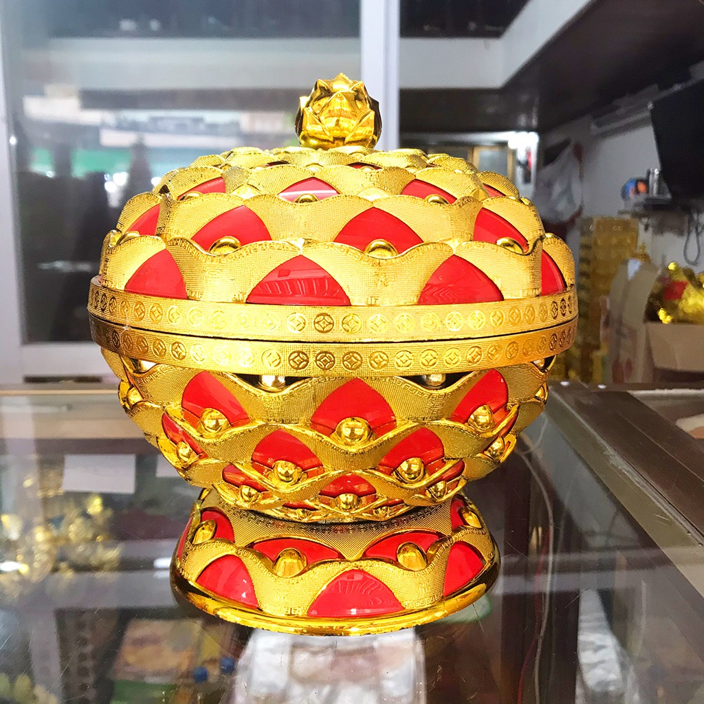 Bánh đậu xanh rồng vàng Minh Ngọc đào lưới 220g