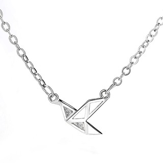 Dây Chuyền Bạc Nữ S925 Italy - Vòng Cổ Hình Cánh Diều Bay Kiểu Hàn Quốc Sang Trọng