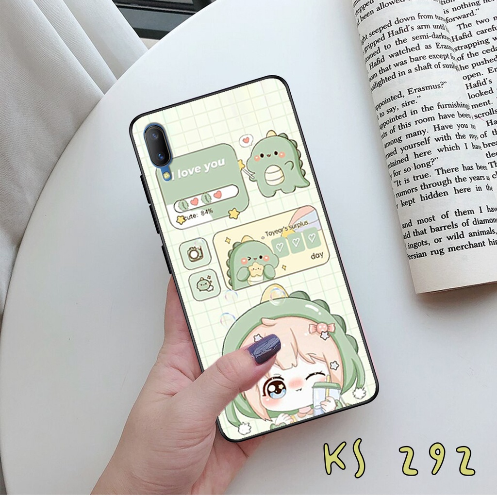 Ốp lưng Vivo V11 - Vivo V11i - Ốp in hình khủng long,dinosaur dễ thương