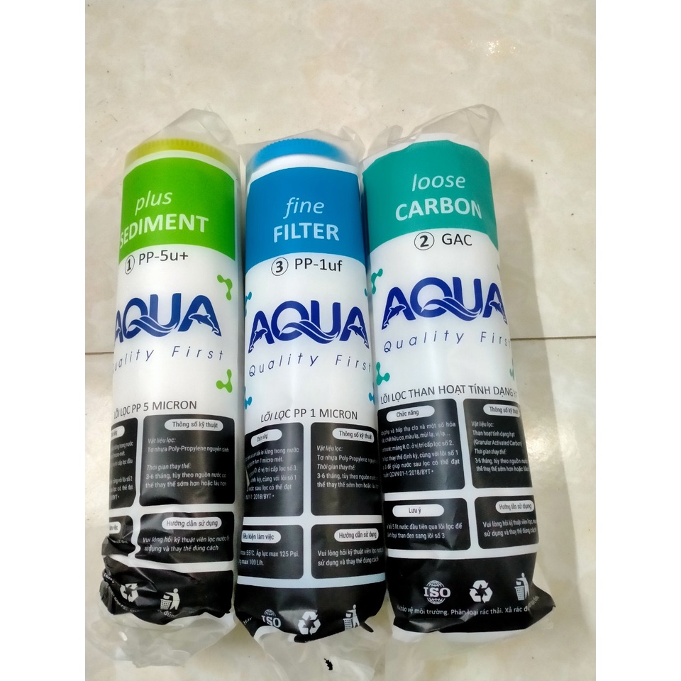 lõi lọc nước aqua, lõi lọc nước 123