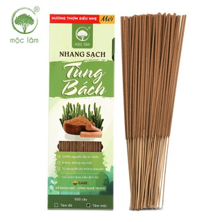 Nhang Sạch Tùng Bách MỘC LÂM 500cây 29cm - Ít Khói - Hương thơm SIÊU NHẸ - Nhang Thiên Nhiên