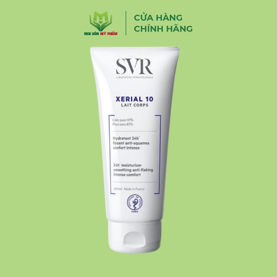 Sữa dưỡng thể giữ ẩm SVR Xerial 10 Lait Corps 200ml