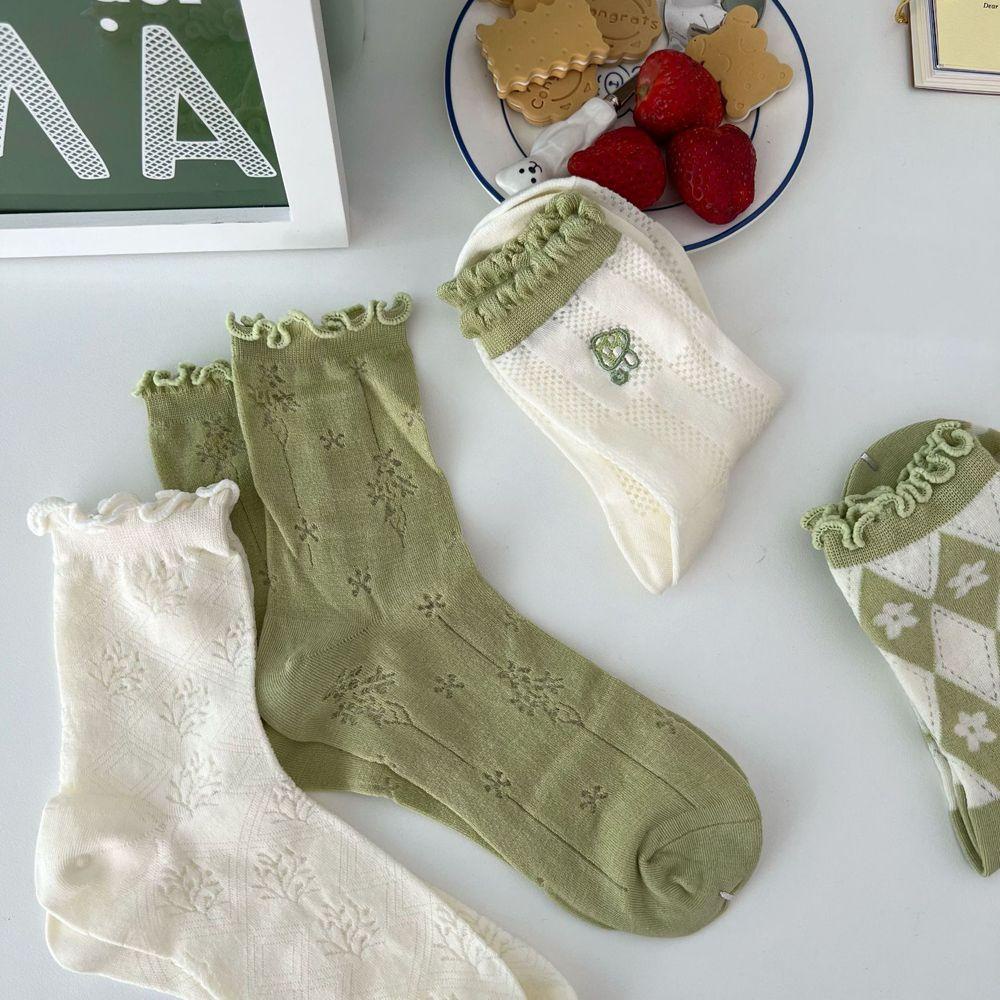 Vớ Cotton Ngắn Thoải Mái Thời Trang Harajuku Nhật Bản Cho Nữ