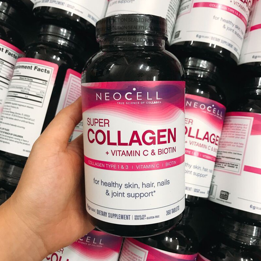 [Mã SKAMSALE8 giảm 10% đơn 200K] Viên Uống Dưỡng Da NeoCell Super Collagen + C